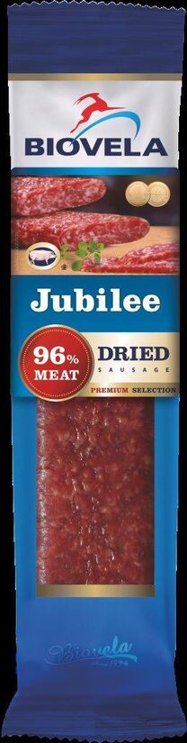 Cured sausage JUBILEE BIOVELA 200g